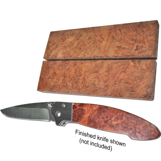 Amboyna Burl - Knife Blanks