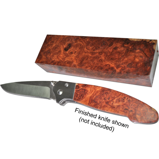 Amboyna Burl - Knife Blanks