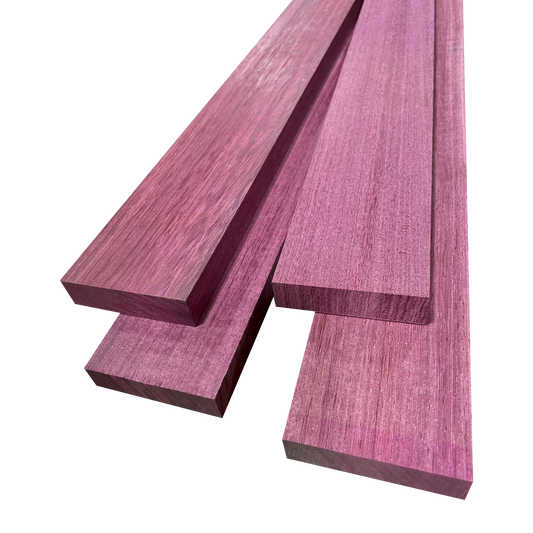 Purpleheart | ¾" Pre-Cut Lumber Pack, 4 boards