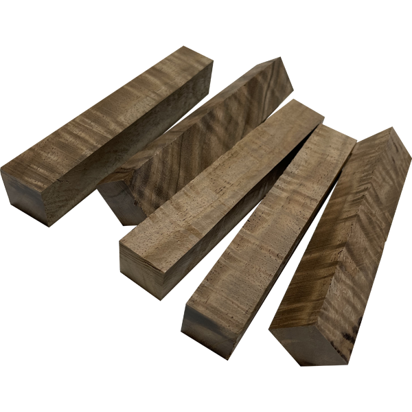 Bastogne Walnut | Figured ¾"x¾"x5"(5pc)