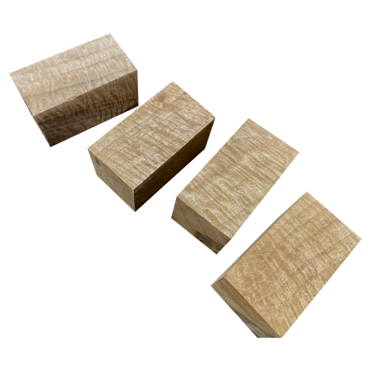 Bastogne Walnut | Figured 1-½"x1-½"x3"(4pc)