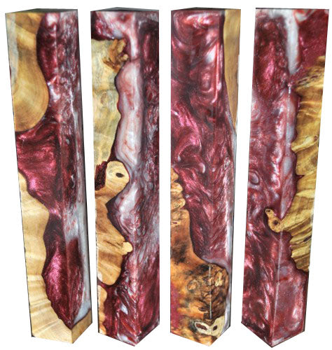 Fiji-Burgundy 3/4"x3/4"x5-1/4"