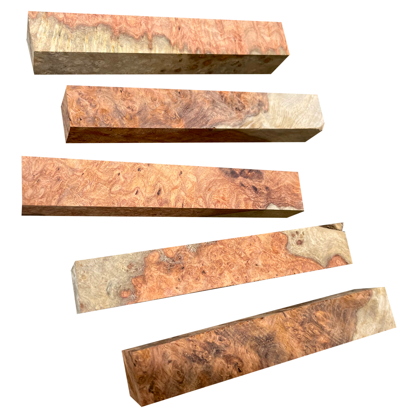 Amboyna Burl - Pen Blanks