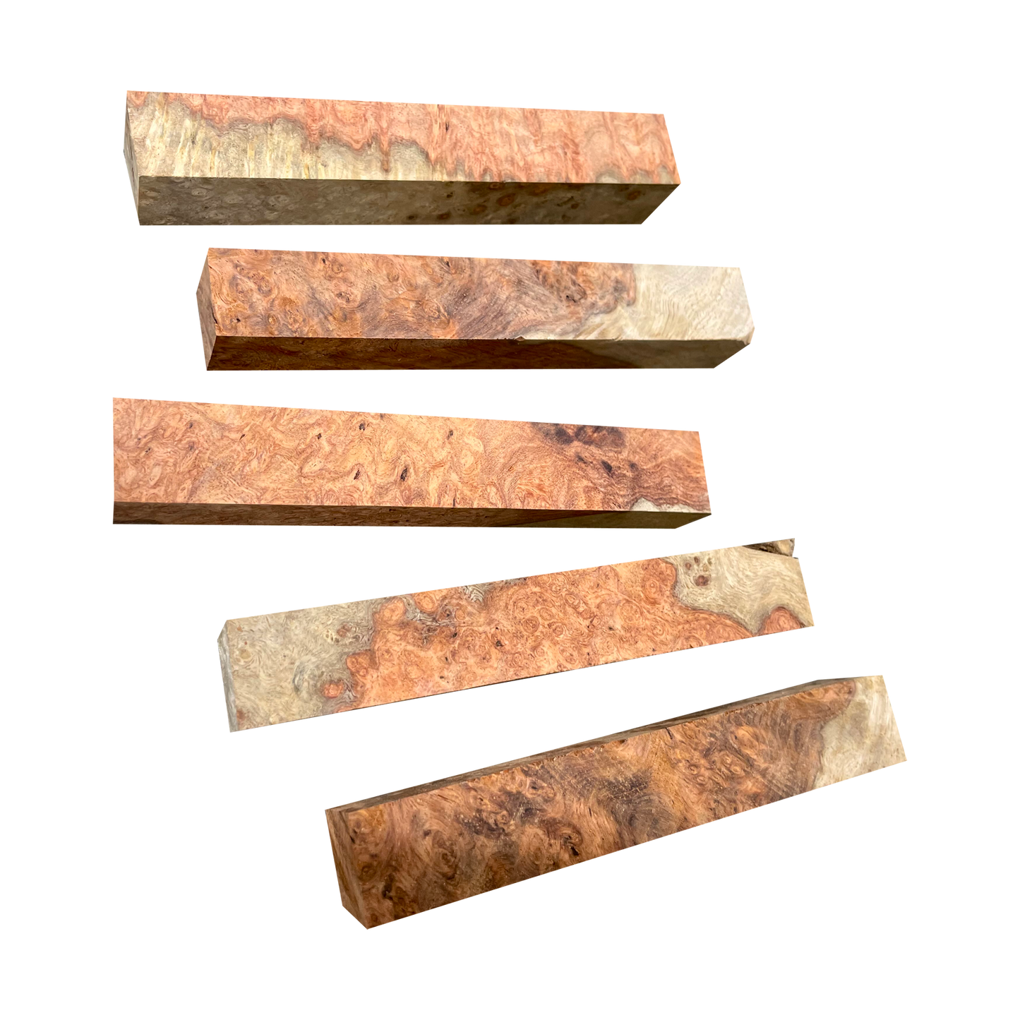 Amboyna Burl - Pen Blanks