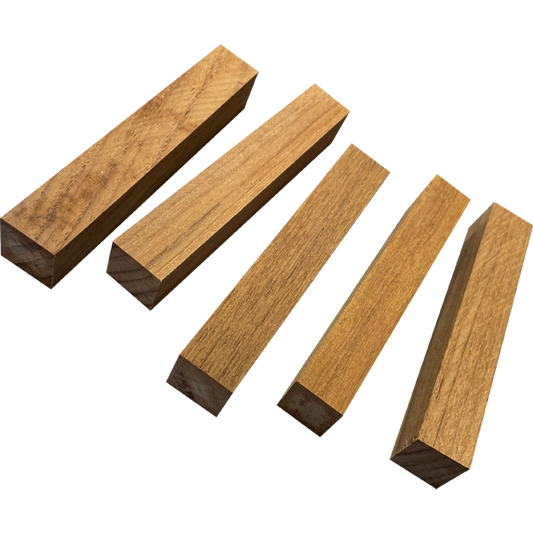 Teak, Burmese ¾"x¾"x5"(5pc)