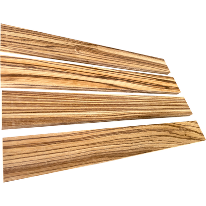 3/4" Zebrawood Pre-Cut Lumber Pack, 4 boards