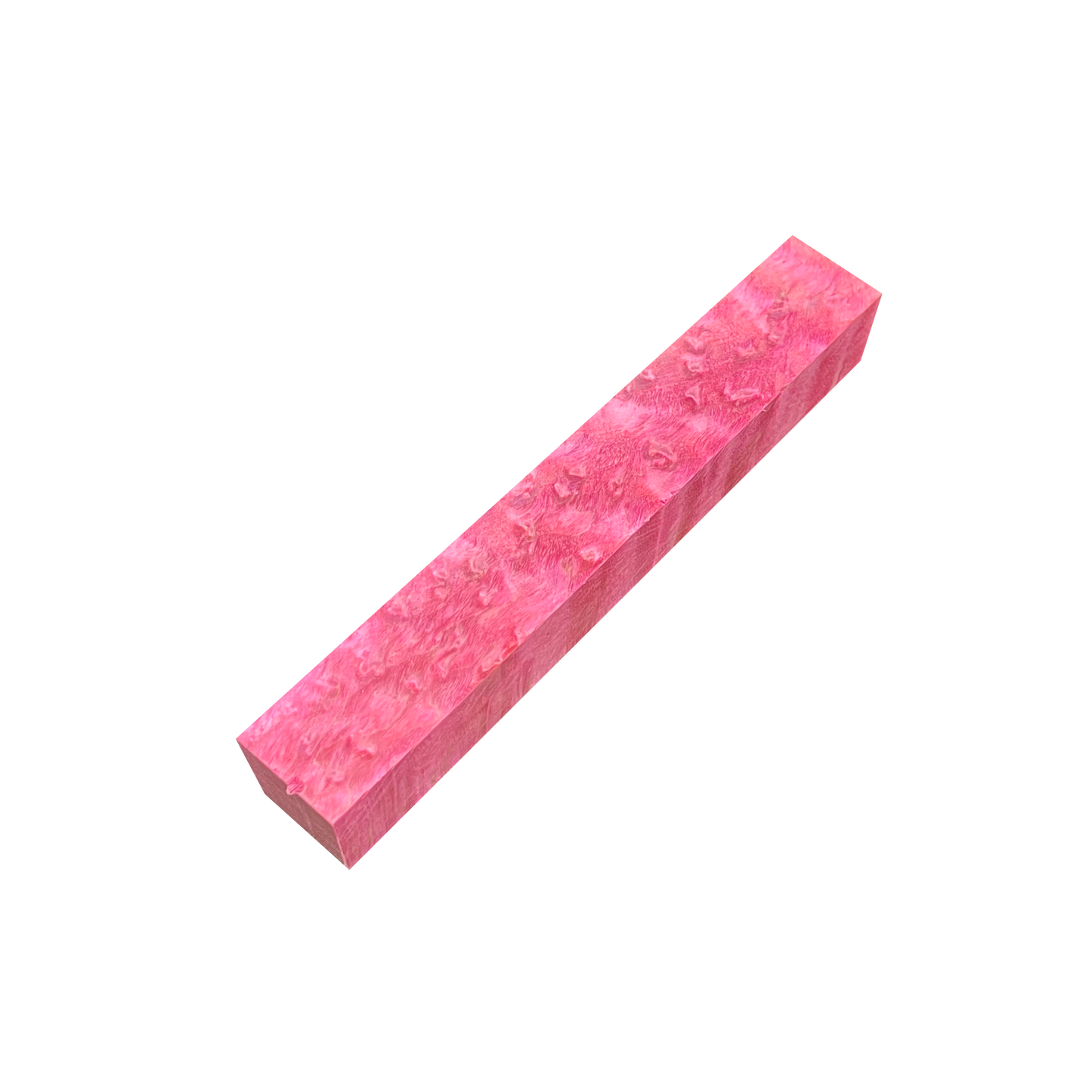 Birdseye Maple | Stabilized & Dyed Pink