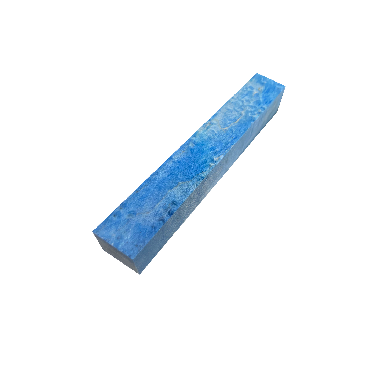 Birdseye Maple | Stabilized & Dyed Blue