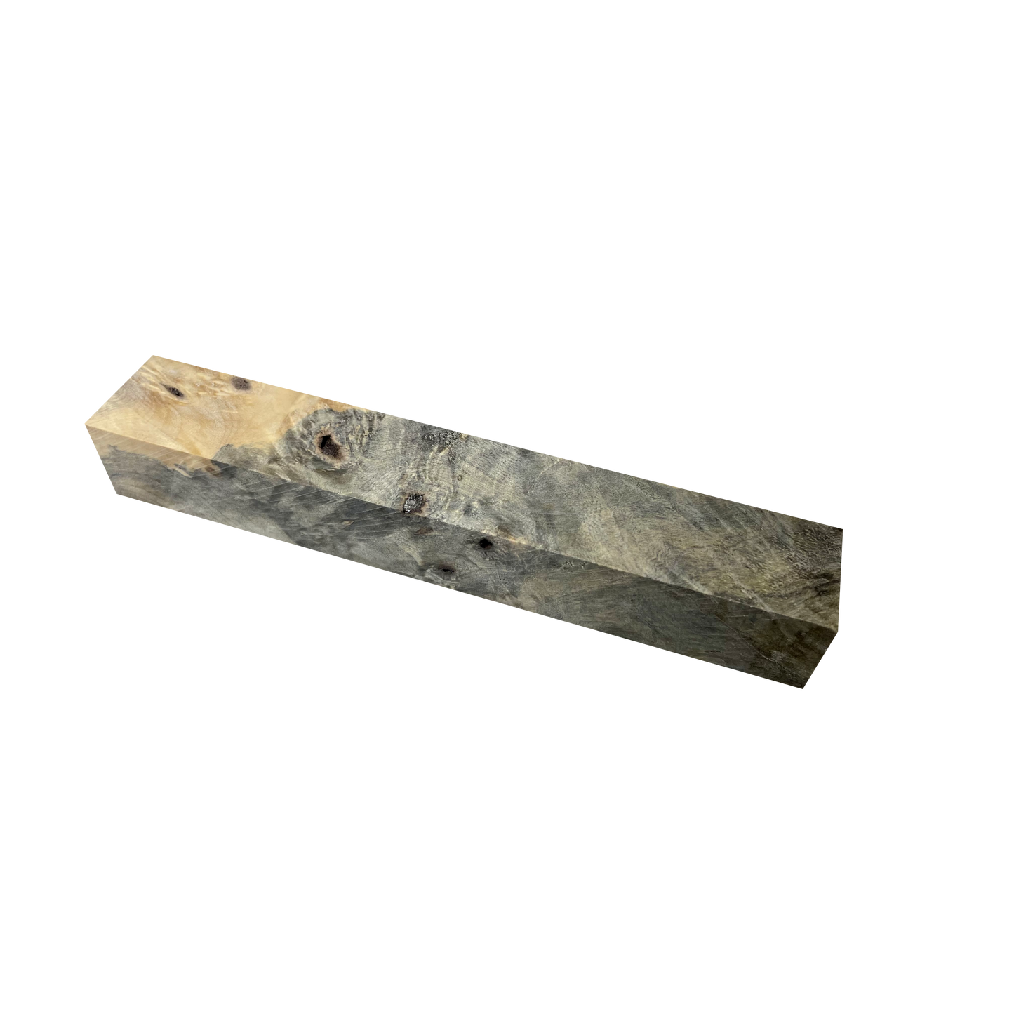 Buckeye Burl | Stabilized Clear, by the piece