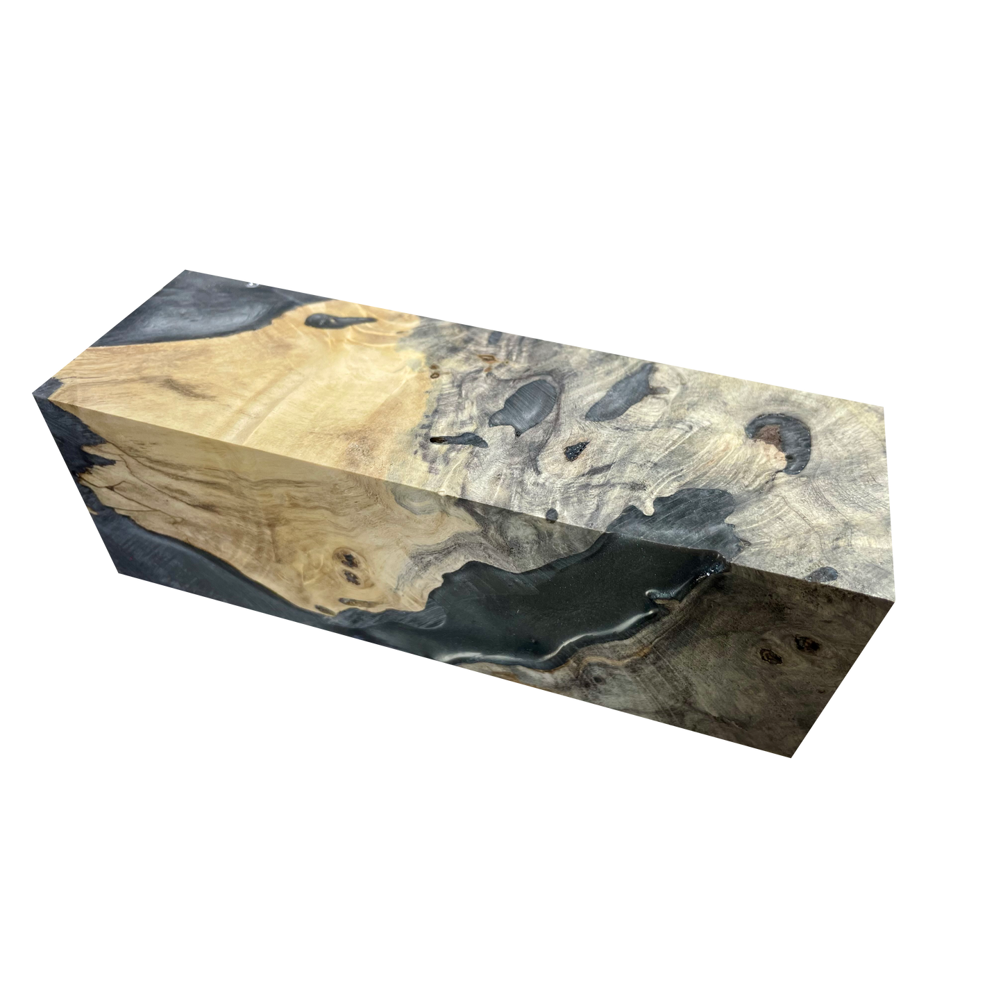 Buckeye Burl | Stabilized Clear, by the piece