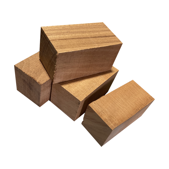 Mahogany, Genuine | Turning squares