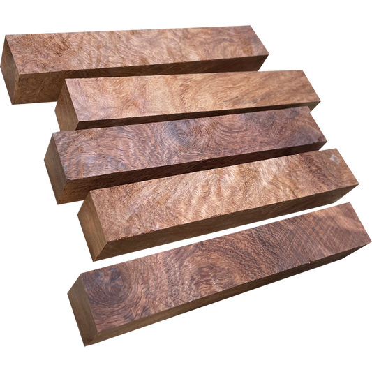 Padauk, Burmese 3/4"x3/4"x5"(5pc)