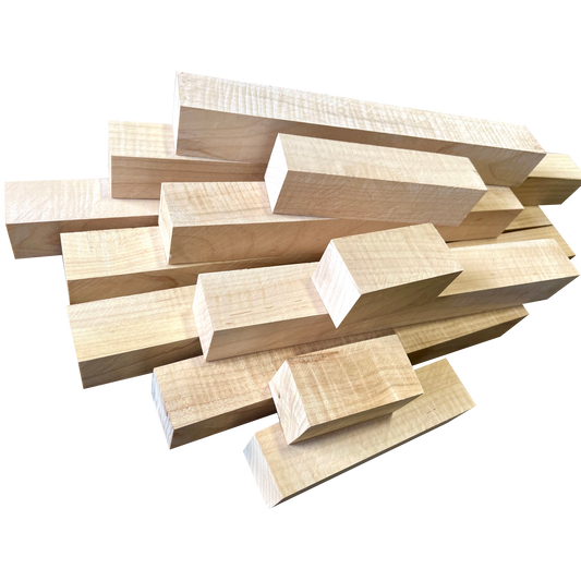 Curly Hard Maple | Turning Squares