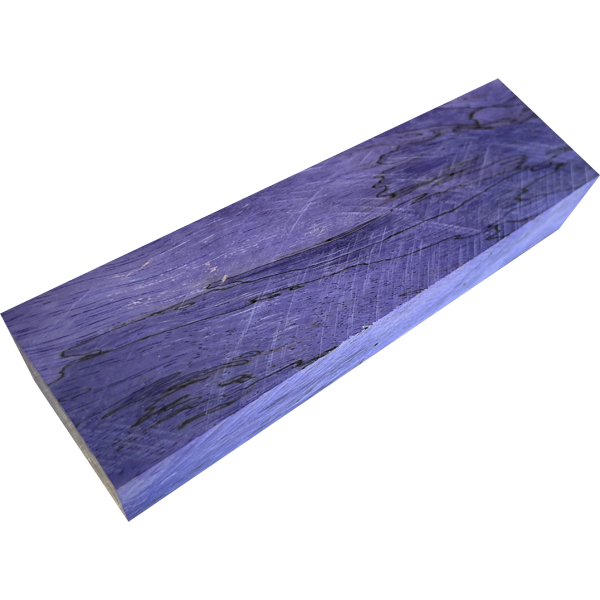 Spalted Tamarind | Stabilized & Dyed Violet 1"x1-1/2"x5"