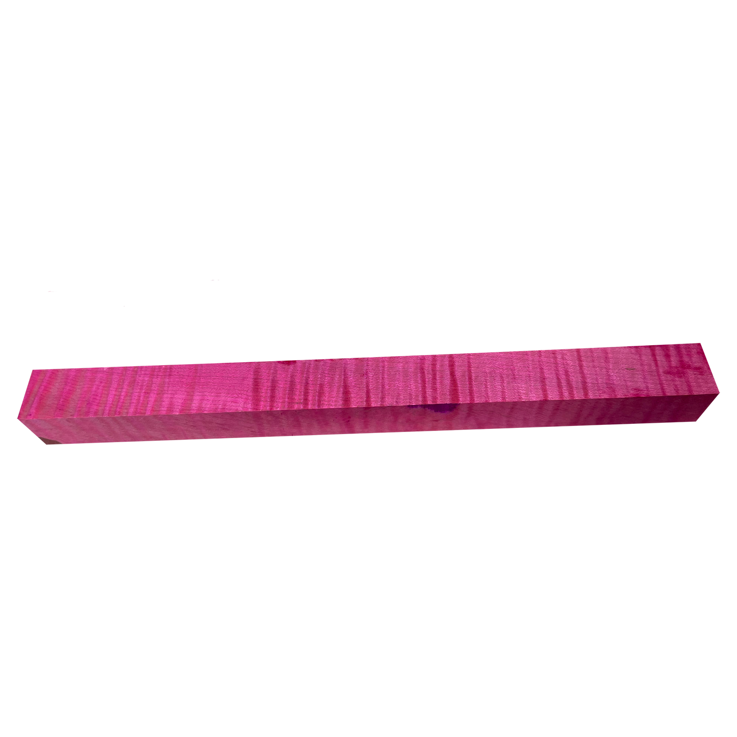 Curly Maple | Stabilized & Dyed Pink