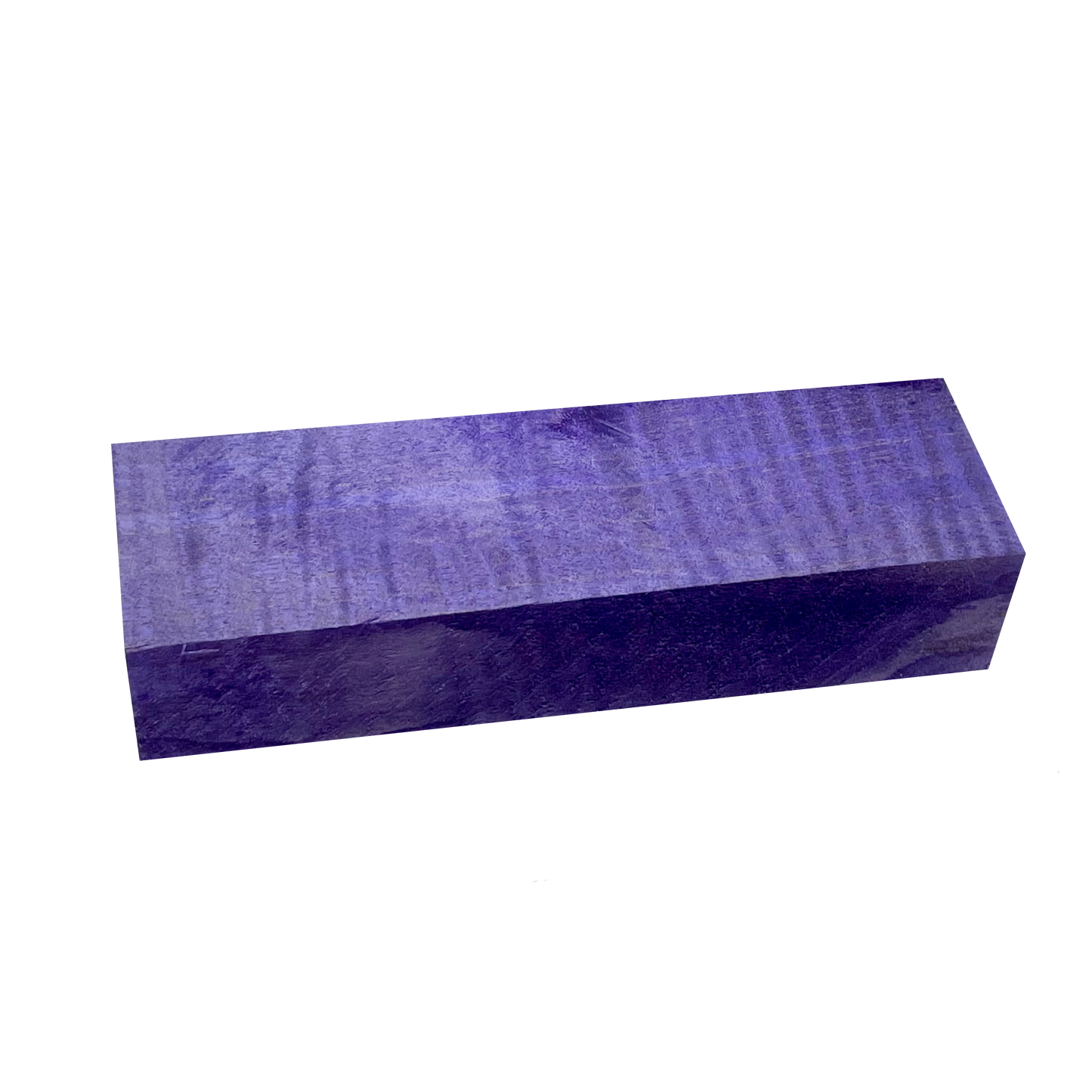 Curly Maple | Stabilized & Dyed Violet
