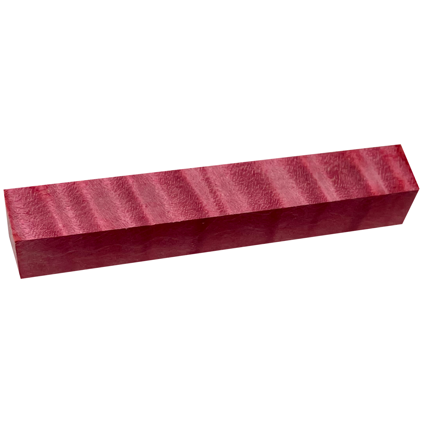 Curly Maple | Stabilized & Dyed Red