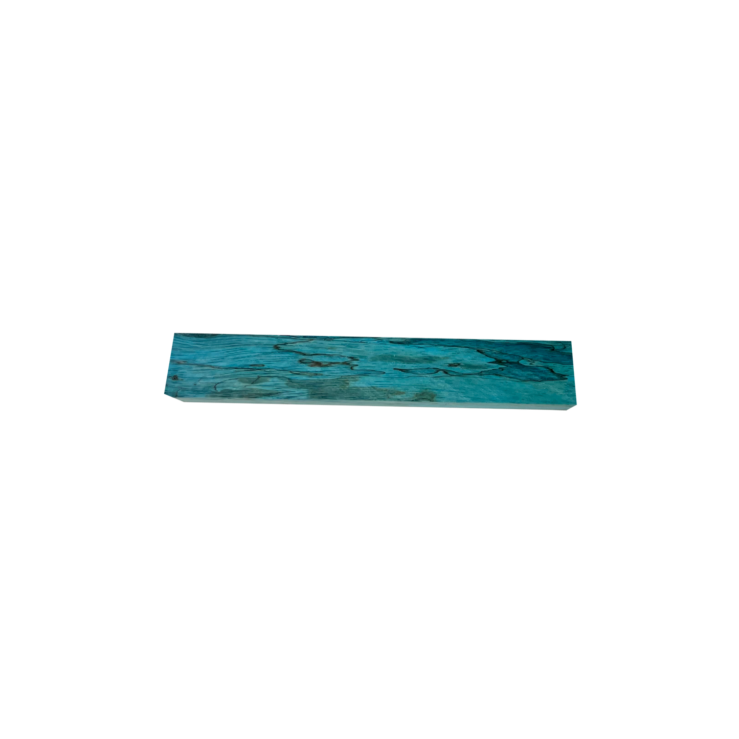 Spalted Tamarind | Stabilized & Dyed Turquoise