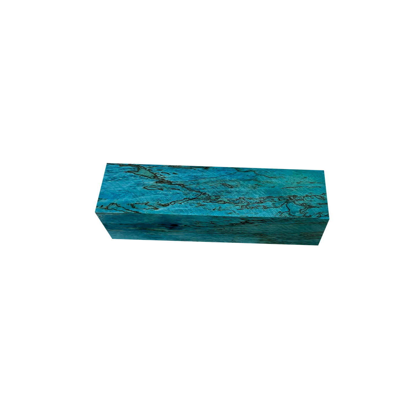 Spalted Tamarind | Stabilized & Dyed Turquoise