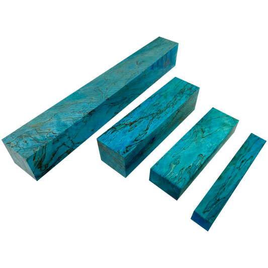 Spalted Tamarind - Stabilized/Turquoise