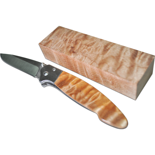 Maple, Quilted 1"x1-1/2"x5"