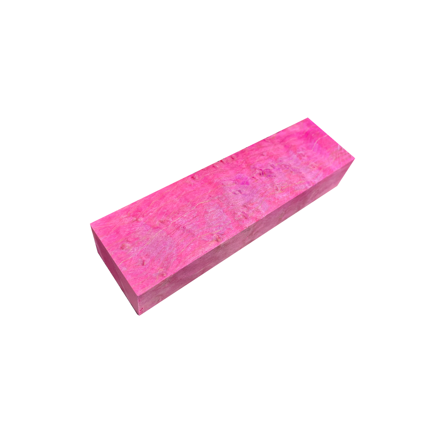 Birdseye Maple | Stabilized & Dyed Pink