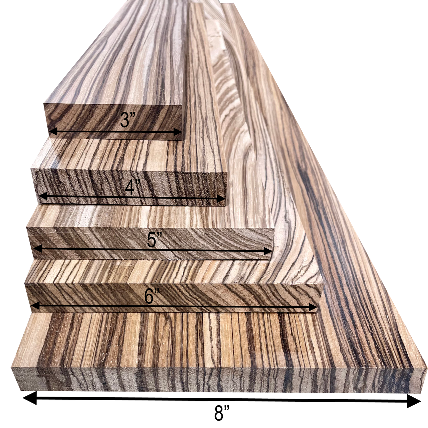 Zebrawood - Dimensional Lumber