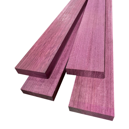 3/4" Purpleheart Pre-Cut Lumber Pack, 4 boards
