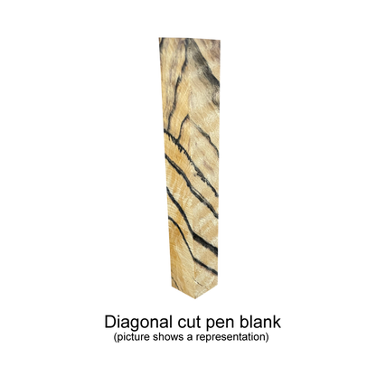 Black & White Ebony - Pen Blanks