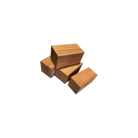 Mahogany, Genuine | 1-½" x 1-½" x 3"(4pc)