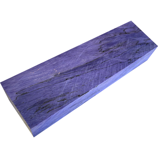 Spalted Tamarind | 1" x 1-½" x 5" Dyed & Stabilized Violet