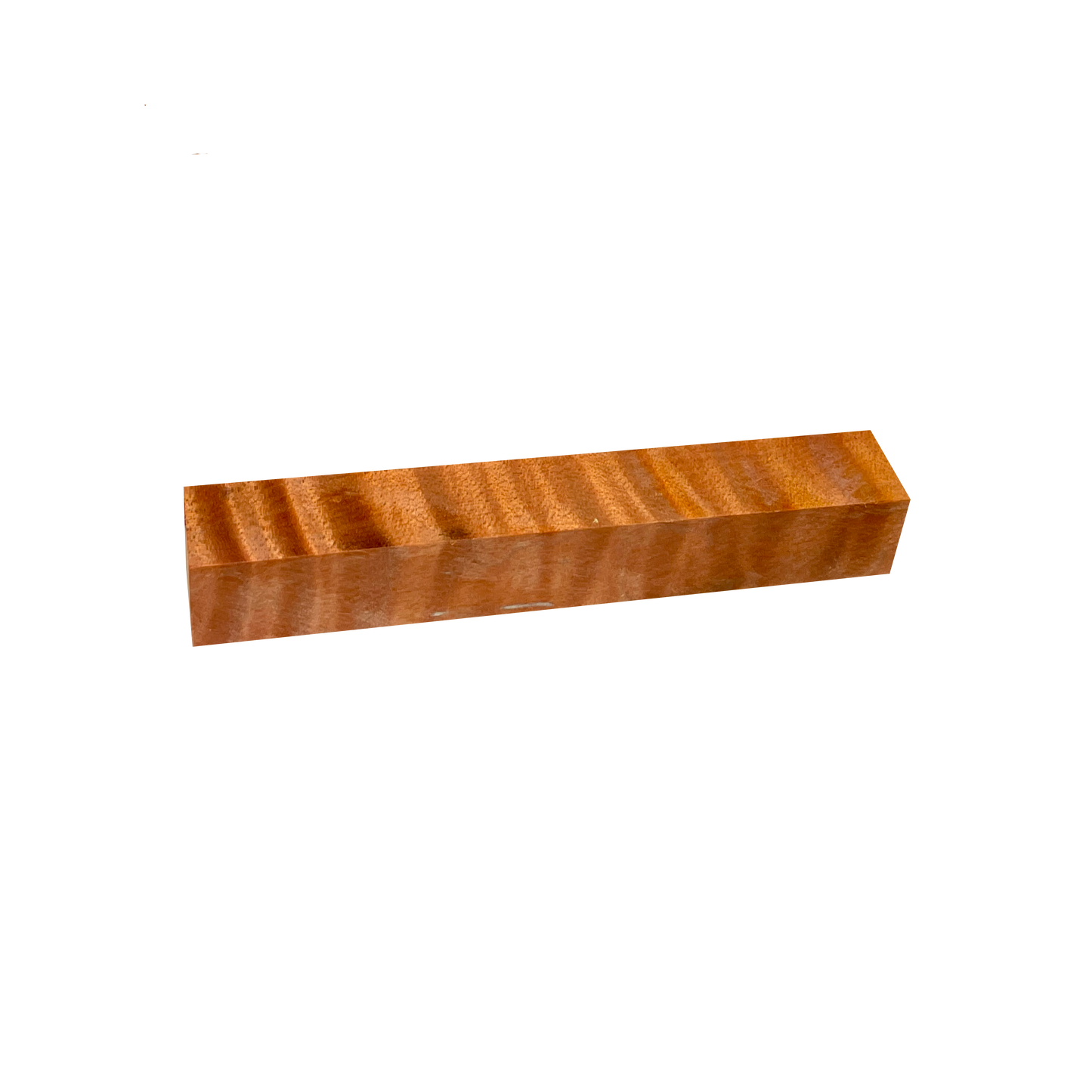 Curly Maple-Stabilized & Dyed Orange