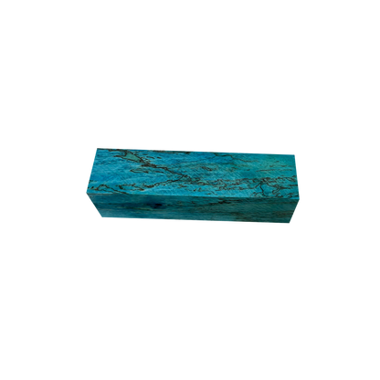 Spalted Tamarind-Stabilized & Dyed Turquoise